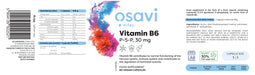 Osavi Vitamin B6 - P-5-P, 30 mg - 60 vegan caps - Vitamin B6 at MySupplementShop by Osavi