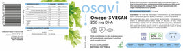 Osavi Omega-3 Vegan, 250mg DHA - 60 vegan softgels | High-Quality Omega-3 | MySupplementShop.co.uk