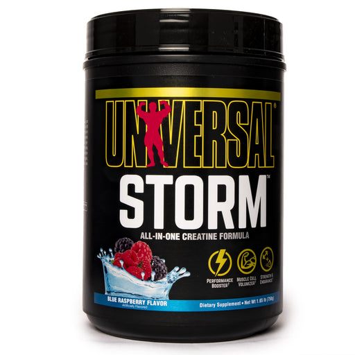 Universal Nutrition Storm, Blue Raspberry - 750 grams | High-Quality Creatine Supplements | MySupplementShop.co.uk