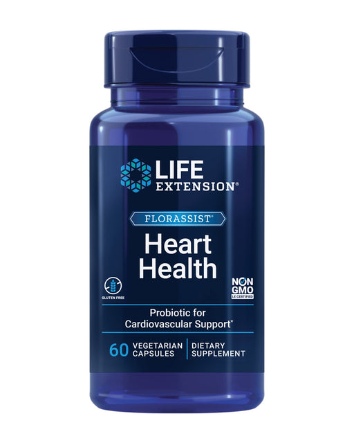 Life Extension Florassist Heart Health - 60 vcaps | High-Quality Health and Wellbeing | MySupplementShop.co.uk