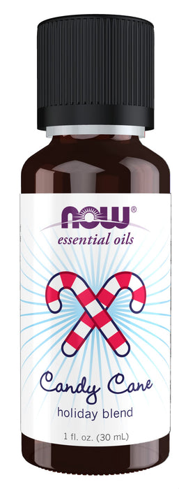 NOW Foods Essential Oil, Candy Cane Oil - 30 ml. | High-Quality Essential Oil Blends | MySupplementShop.co.uk