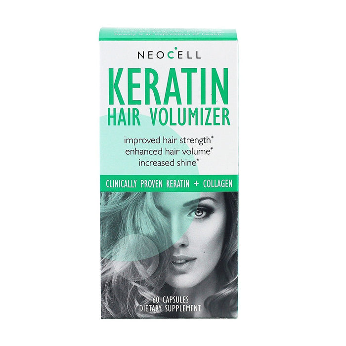 NeoCell Keratin Hair Volumizer - 60 caps - Health and Wellbeing at MySupplementShop by NeoCell