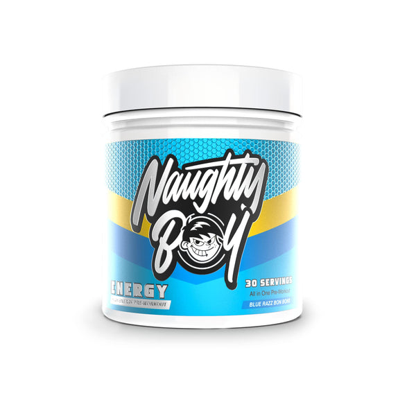 Naughty Boy Energy 390g Blue Razz Bon Bons | High-Quality Supplements | MySupplementShop.co.uk