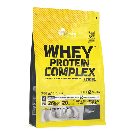 Olimp Nutrition Whey Protein Complex 100%, Cookies Cream - 700 grams | High-Quality Protein | MySupplementShop.co.uk