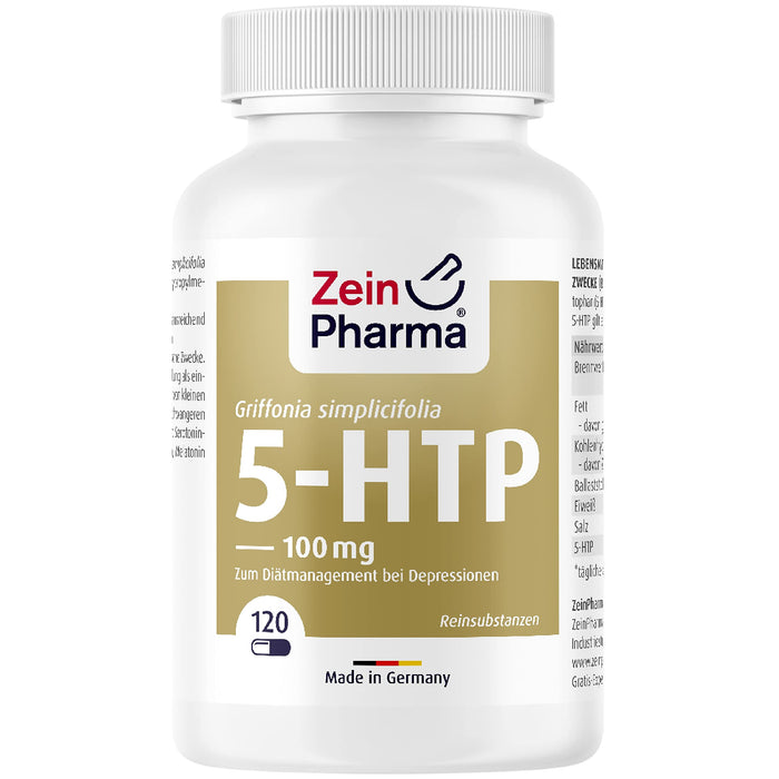 Zein Pharma Griffonia 5-HTP, 100mg - 120 caps | High-Quality Combination Multivitamins & Minerals | MySupplementShop.co.uk