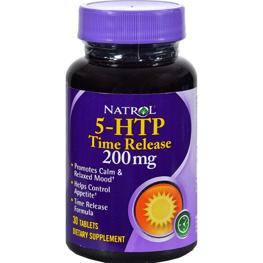 Natrol 5-HTP Time Release, 200mg - 30 tabs | High-Quality Health and Wellbeing | MySupplementShop.co.uk