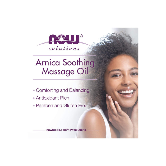 NOW Foods Arnica Soothing Massage Oil - 237 ml. | High-Quality Medication & Treatments | MySupplementShop.co.uk