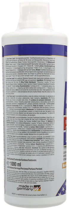 Weider Amino Power Liquid, Mandarine - 1000 ml. | High-Quality Amino Acids and BCAAs | MySupplementShop.co.uk