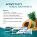 Himalaya Active White Herbal Toothpaste - Fresh Gel - 75 ml. - Sports Supplements at MySupplementShop by Himalaya