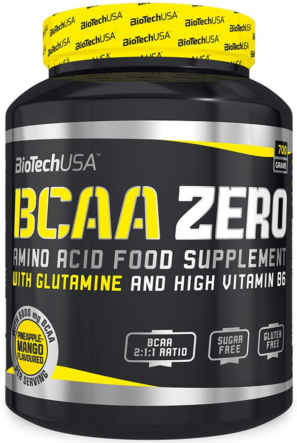 BioTechUSA BCAA Zero, Pineapple Mango - 700 grams | High-Quality Amino Acids and BCAAs | MySupplementShop.co.uk