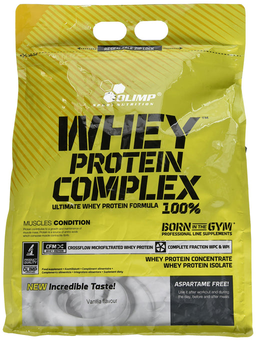 Olimp Nutrition Whey Protein Complex 100%, Vanilla - 2270 grams | High-Quality Protein | MySupplementShop.co.uk