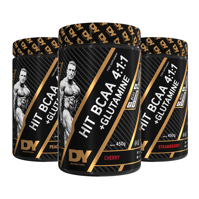 DY Nutrition Hit BCAA 4:1:1 + Glutamine 450g - BCAAs at MySupplementShop by DY Nutrition