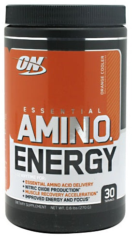 Optimum Nutrition Essential Amino Energy, Orange Cooler - 270 grams | High-Quality Amino Acids and BCAAs | MySupplementShop.co.uk
