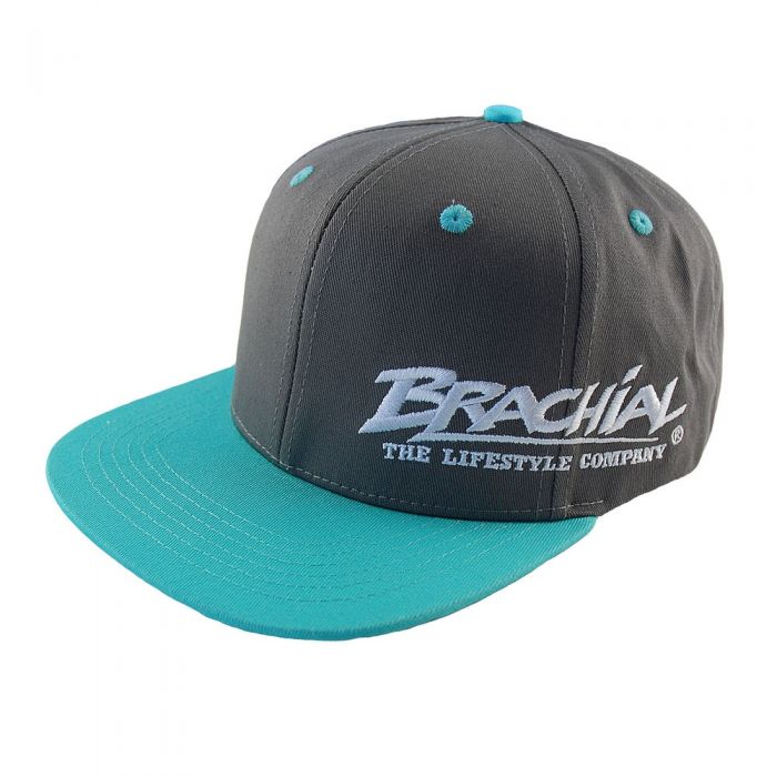 Brachial Snapback Cap Protect - Dark Grey/Aqua