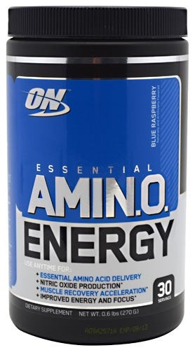 Optimum Nutrition Essential Amino Energy, Blueberry - 270 grams | High-Quality Amino Acids and BCAAs | MySupplementShop.co.uk