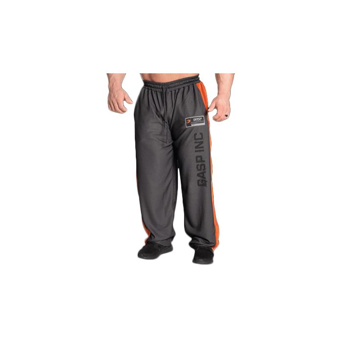 GASP No1 Mesh Pants - Black/Flame