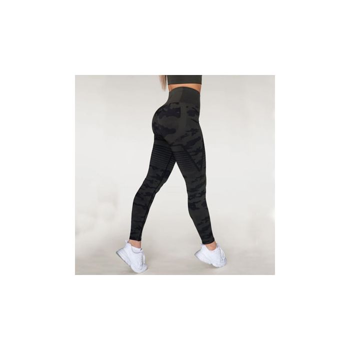 Gavelo Seamless Camo Leggings Black/Camo - XS - Leggings at MySupplementShop by Gavelo