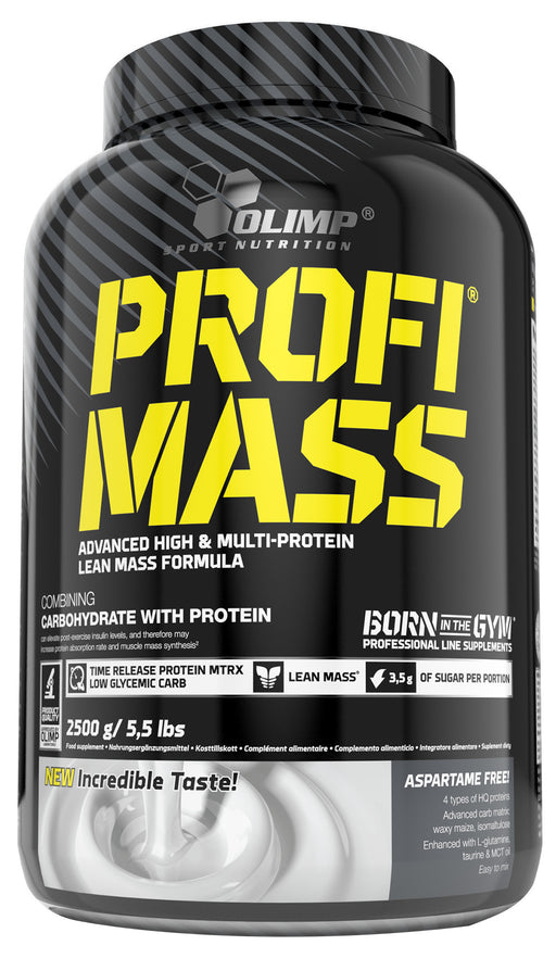 Olimp Nutrition Profi Mass, Vanilla - 2500 grams | High-Quality Weight Gainers & Carbs | MySupplementShop.co.uk