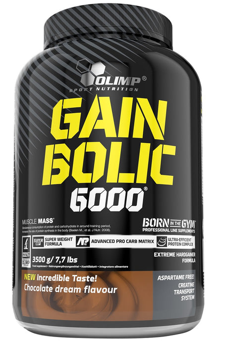 Olimp Nutrition Gain Bolic 6000, Strawberry - 3500 grams - Default Title - Weight Gainers & Carbs at MySupplementShop by Olimp Nutrition