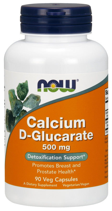NOW Foods Calcium D-Glucarate, 500mg - 90 vcaps | High-Quality Vitamins & Minerals | MySupplementShop.co.uk