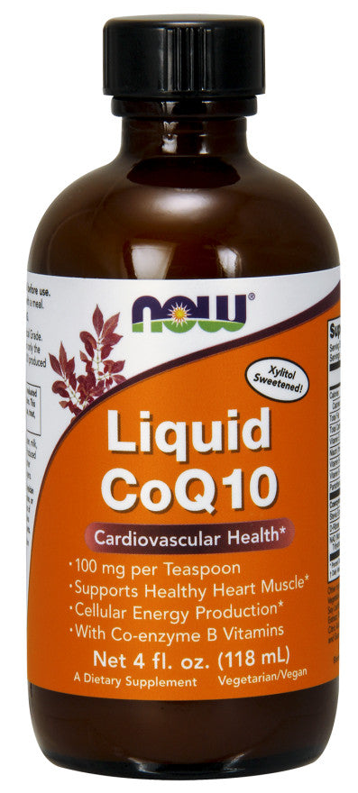 NOW Foods CoQ10 Liquid - 118 ml. | High-Quality Vitamins, Minerals & Supplements | MySupplementShop.co.uk