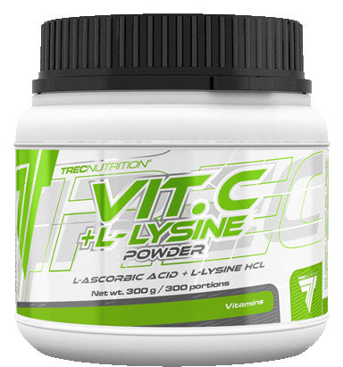 Trec Nutrition Vit. C + L-Lysine Powder - 300g | High-Quality Vitamins & Minerals | MySupplementShop.co.uk