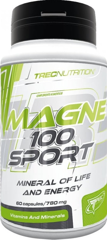 Trec Nutrition MAGNE-100 Sport - 60 caps | High-Quality Vitamins & Minerals | MySupplementShop.co.uk