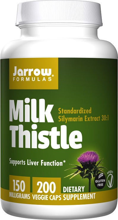 Jarrow Formulas Milk Thistle, 150mg - 200 vcaps | High-Quality Health and Wellbeing | MySupplementShop.co.uk