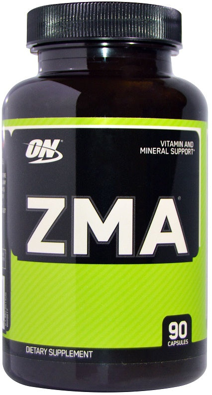 Optimum Nutrition ZMA - 90 caps | High-Quality Natural Testosterone Support | MySupplementShop.co.uk