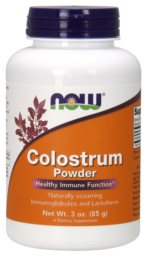 NOW Foods Colostrum, Powder - 85g | High-Quality Health and Wellbeing | MySupplementShop.co.uk