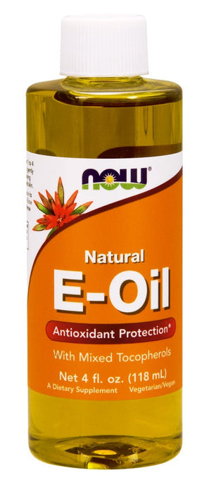 NOW Foods Vitamin E Natural Liquid - 118 ml. - Health and Wellbeing at MySupplementShop by NOW Foods