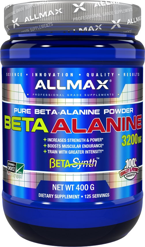 AllMax Nutrition Beta Alanine, Powder - 400 grams | High-Quality Amino Acids and BCAAs | MySupplementShop.co.uk
