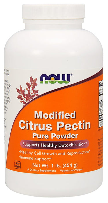 NOW Foods Modified Citrus Pectin, Pure Powder - 454g - Health and Wellbeing at MySupplementShop by NOW Foods