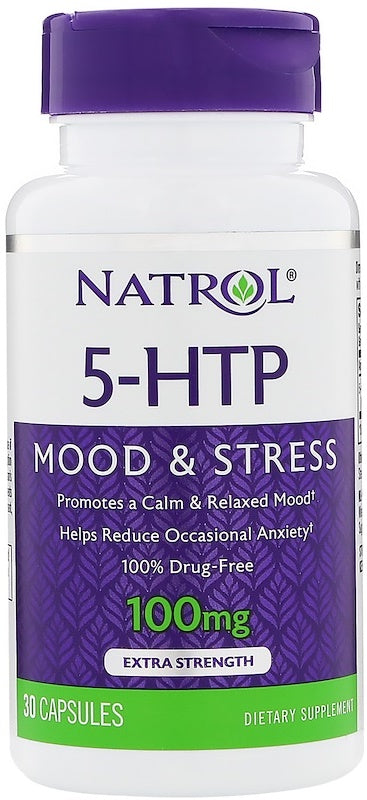 Natrol 5-HTP, 100mg - 30 caps | High-Quality Medication | MySupplementShop.co.uk