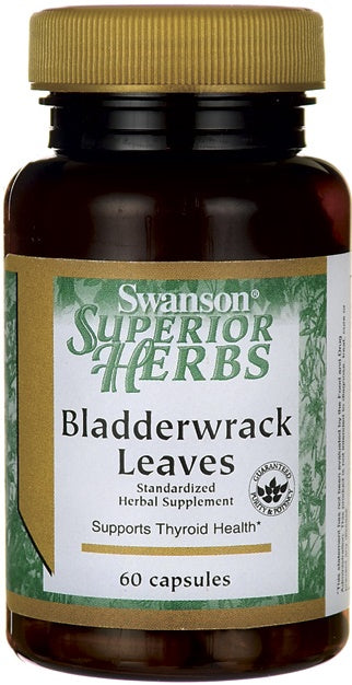 Swanson Bladderwrack Leaves - 60 caps | High-Quality Health and Wellbeing | MySupplementShop.co.uk
