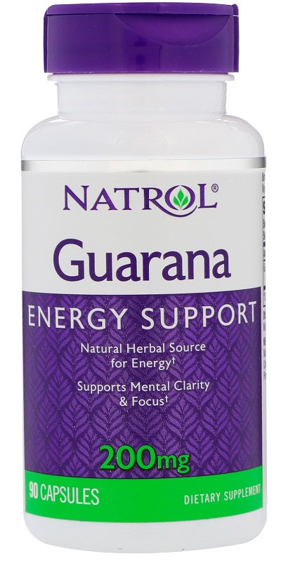 Natrol Guarana, 200mg - 90 caps | High-Quality Slimming and Weight Management | MySupplementShop.co.uk
