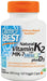 Doctor's Best Natural Vitamin K2 MK7 with MenaQ7 plus D3, 180mcg - 60 vcaps - Vitamins & Minerals at MySupplementShop by Doctor's Best