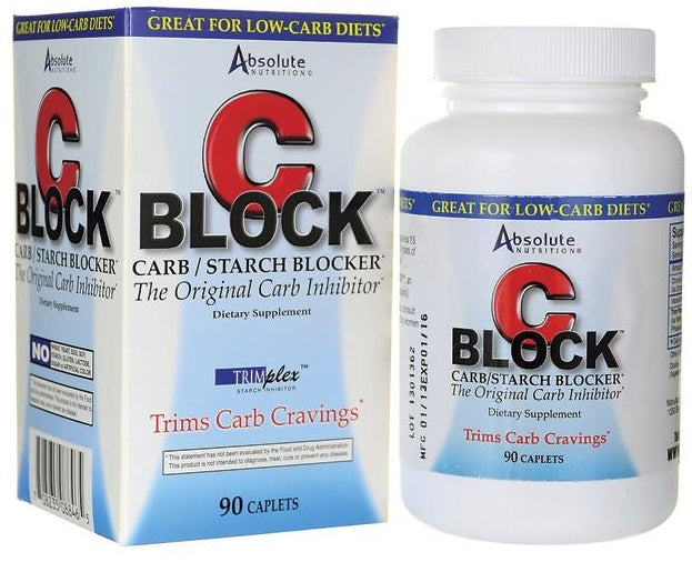 Absolute Nutrition CBlock - 90 caplets - Default Title - Slimming and Weight Management at MySupplementShop by Absolute Nutrition