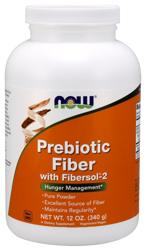 NOW Foods Prebiotic Fiber with Fibersol-2 - 340g | High-Quality Sports Supplements | MySupplementShop.co.uk