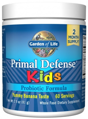 Garden of Life Primal Defense Kids, Banana - 81g | High-Quality Health and Wellbeing | MySupplementShop.co.uk
