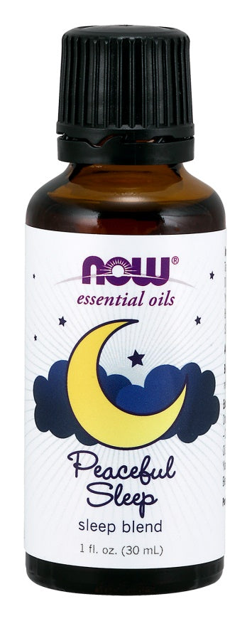 NOW Foods Essential Oil, Peaceful Sleep Oil - 30 ml. | High-Quality Health and Wellbeing | MySupplementShop.co.uk