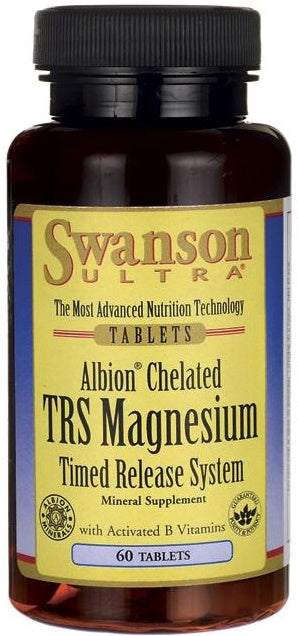Swanson Albion Chelated TRS Magnesium - 60 tabs | High-Quality Vitamins & Minerals | MySupplementShop.co.uk