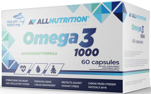 Allnutrition Omega 3, 1000mg - 60 caps | High-Quality Vitamins, Minerals & Supplements | MySupplementShop.co.uk
