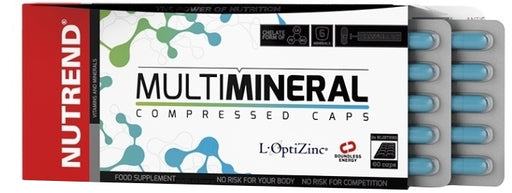 Nutrend MultiMineral Compressed Caps - 60 caps | High-Quality Vitamins & Minerals | MySupplementShop.co.uk