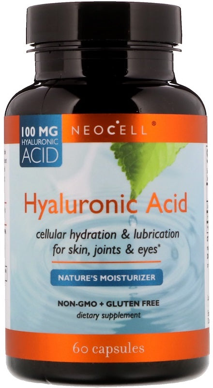 NeoCell Hyaluronic Acid, 100mg - 60 caps | High-Quality Health and Wellbeing | MySupplementShop.co.uk