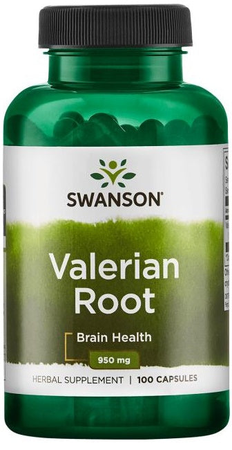 Swanson Valerian Root, 475mg - 100 caps | High-Quality Health and Wellbeing | MySupplementShop.co.uk