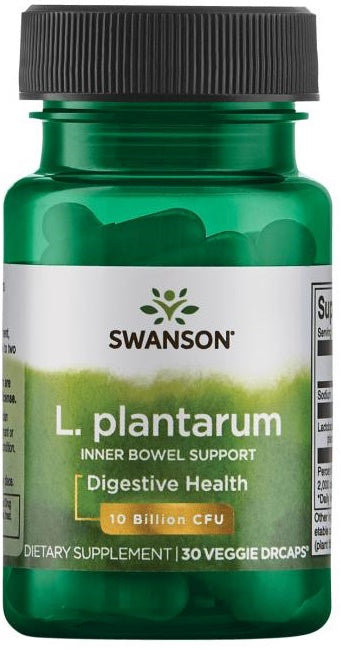 Swanson L. Plantarum Inner Bowel Support - 30 vcaps | High-Quality Health and Wellbeing | MySupplementShop.co.uk
