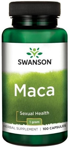 Swanson Maca, 500mg - 100 caps | High-Quality Health and Wellbeing | MySupplementShop.co.uk