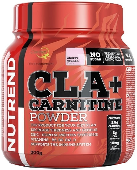 Nutrend CLA + Carnitine Powder, Pineapple & Pear - 300 grams | High-Quality Slimming and Weight Management | MySupplementShop.co.uk