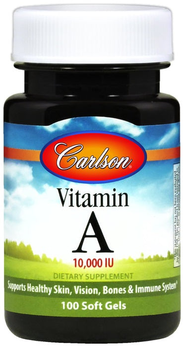 Carlson Labs Vitamin A, 10 000 IU - 250 softgels | High-Quality Vitamins & Minerals | MySupplementShop.co.uk